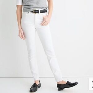 J. Crew 9" toothpick jean BQ312 white wash 31 Tall